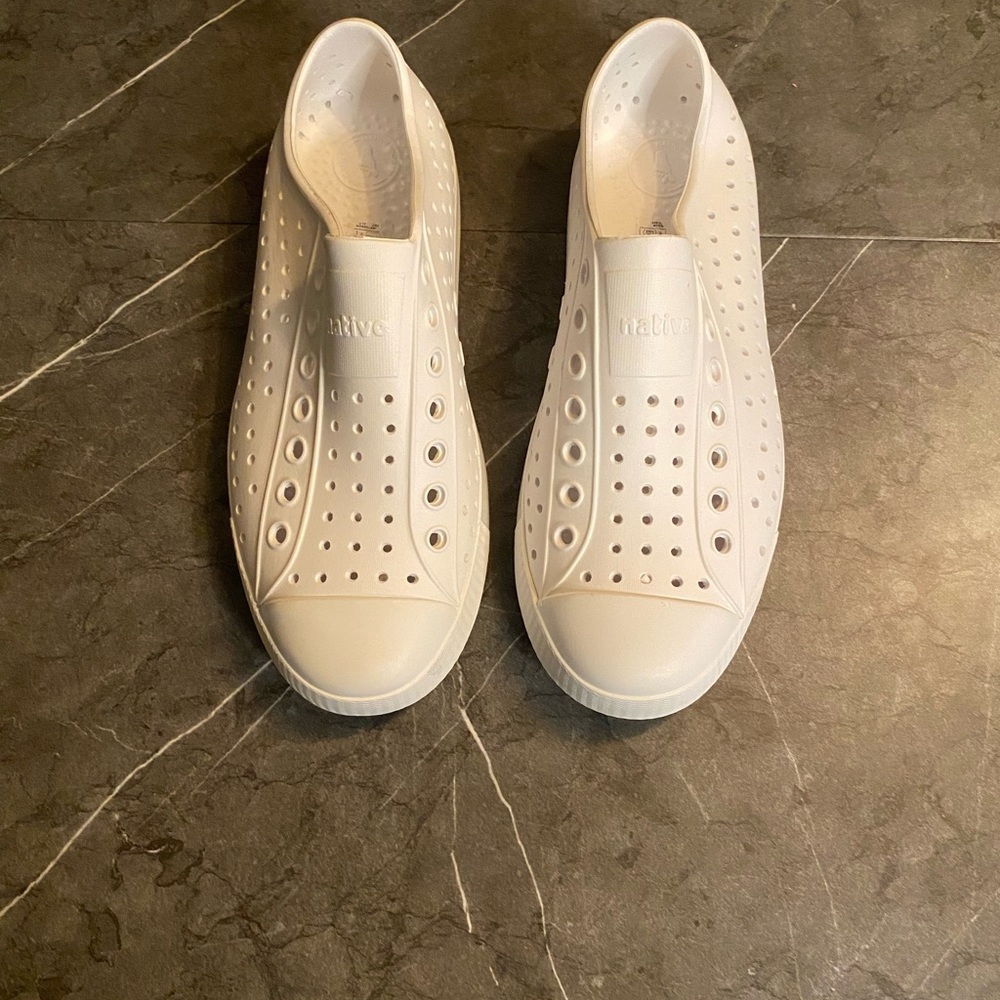 Native Shoes White Athletic Shoes